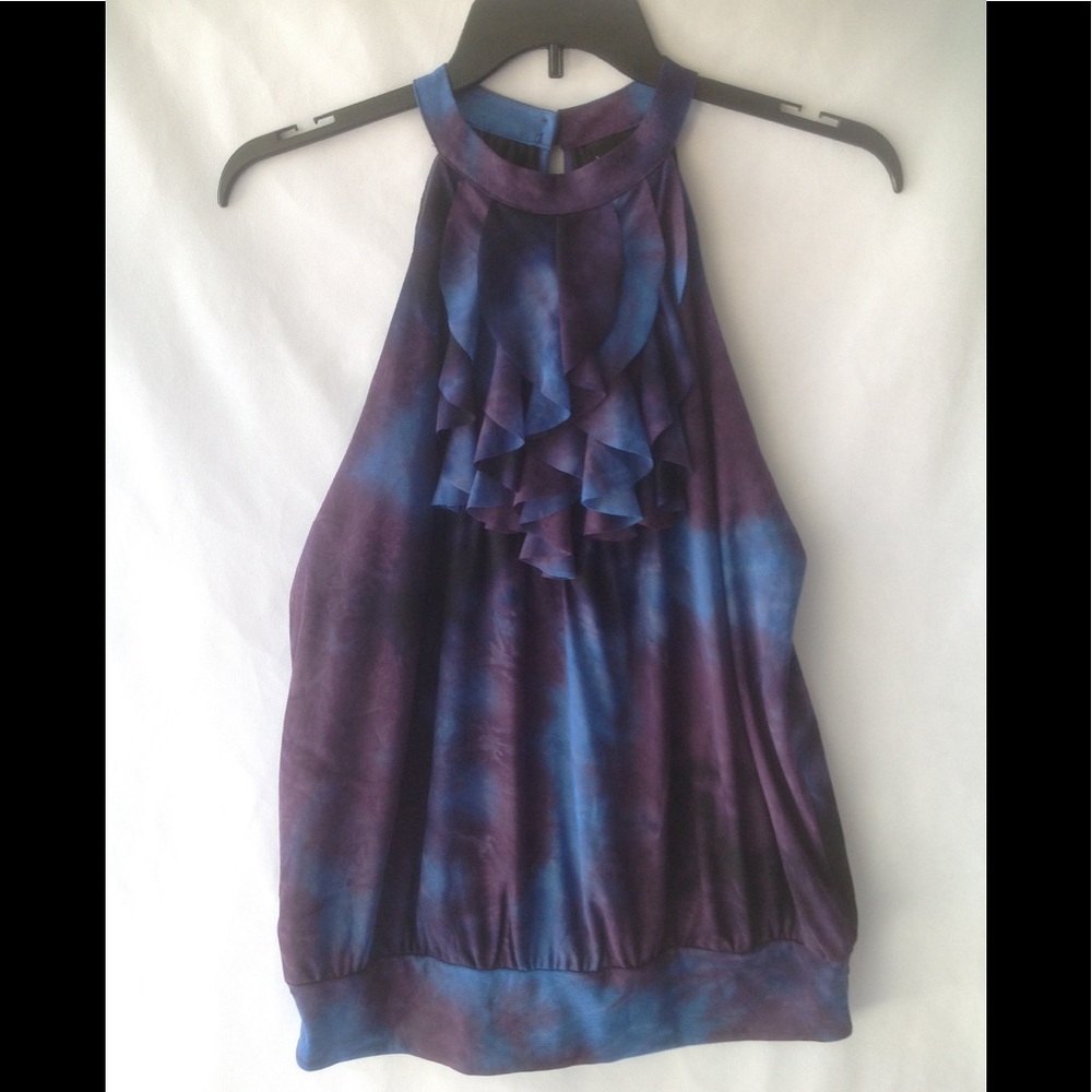 Lane Bryant Halter Blouse -Blue/Purple -Size 14/16